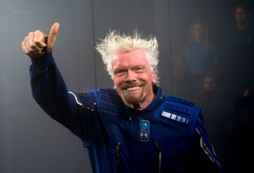 Jeff Bezos vs. Richard Branson in Billionaire Space Race: Virgin Galactic to Beat Bezos' Blue ...