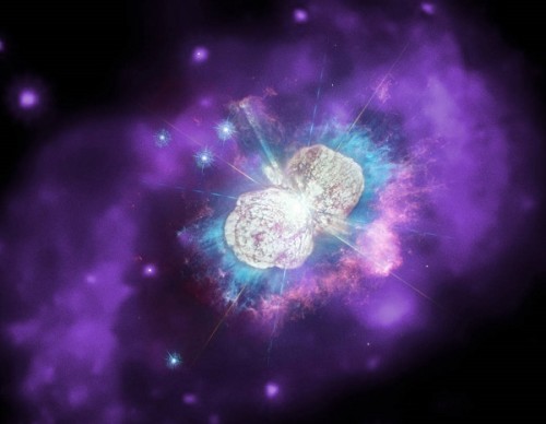 #SpaceSnap: The Hubble Space Telescope and Chandra X-Ray Observatory's Photo of the Eta Carinae