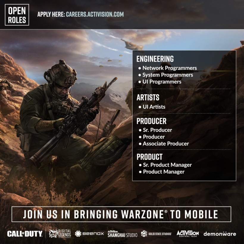 COD Warzone recruitment photo