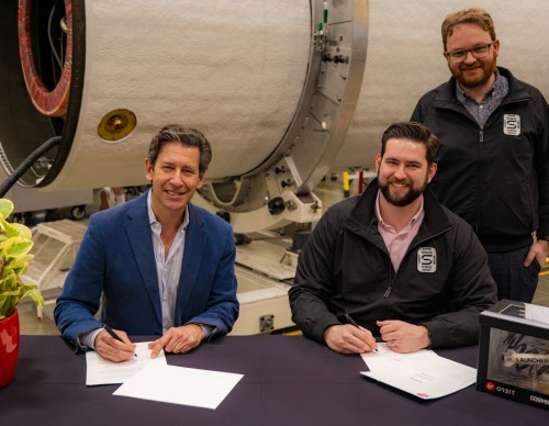 Virgin Orbit Space Forge agreement signing