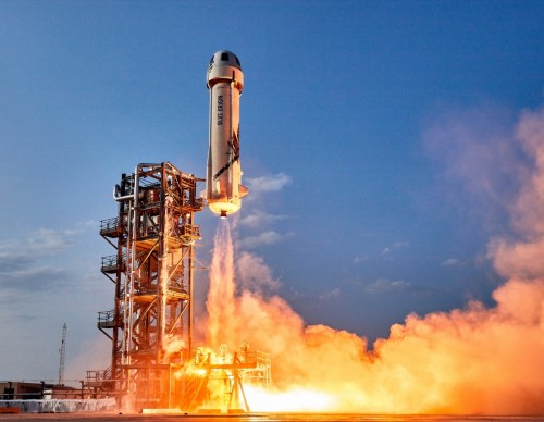Blue Origin New Shepard first launch