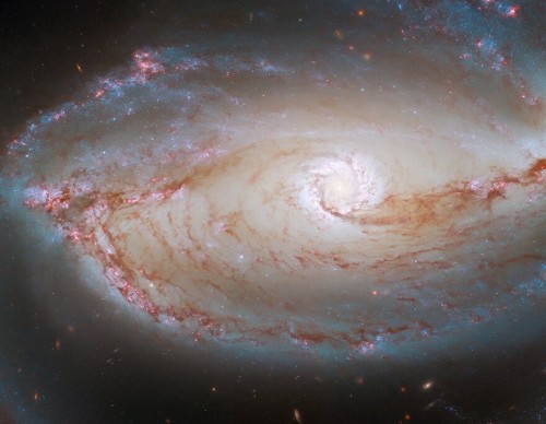 Hubble Space Telescope Snaps Photo of the 'Eye' of a Spiral Galaxy 48 Million Light-Years Away