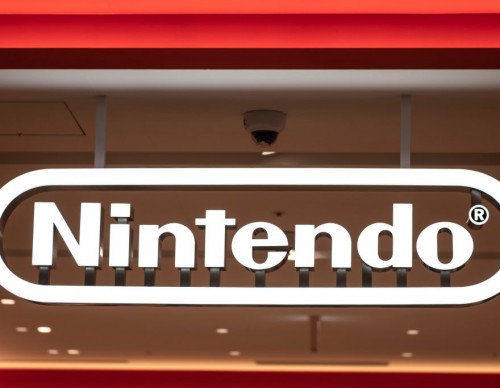 Nintendo logo with CCTV