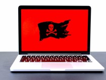 hacked computer skull and bones