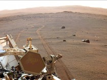 #SpaceSnap: NASA Perseverance Rover Looks Back at Wheel Tracks