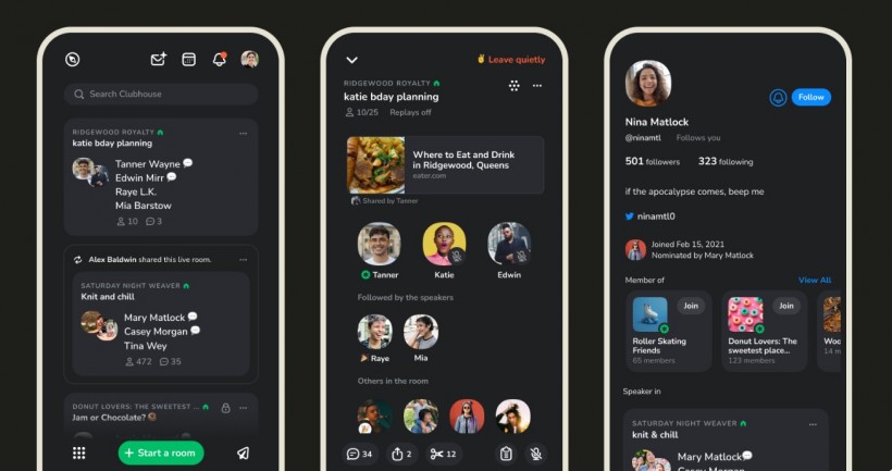 Clubhouse's Long-Awaited Dark Mode Is Finally Here — And With a Velvety Background 