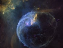  #SpaceSnap Throwback: Hubble Space Telescope Celebrated Its 26th Birthday With This Shot of the Bubble Nebula