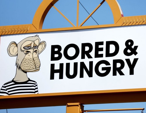 bored ape nft billboard getty images