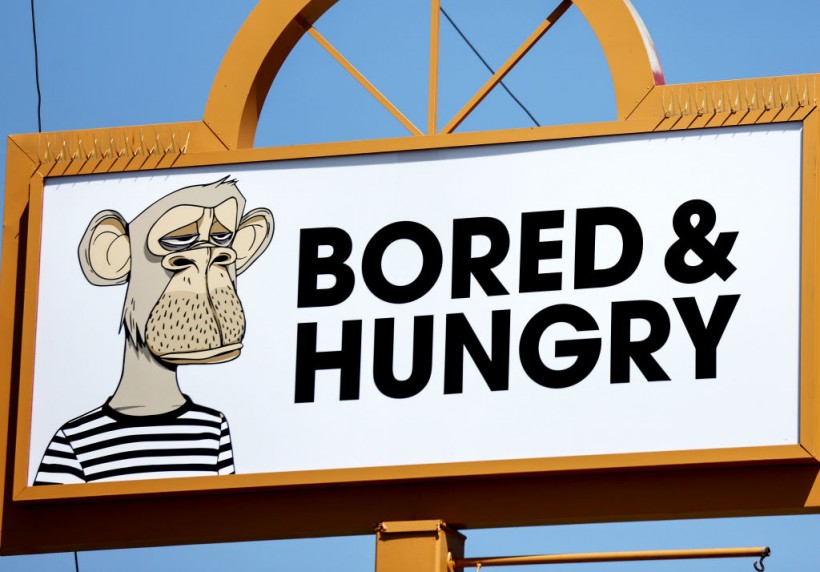 bored ape nft billboard getty images