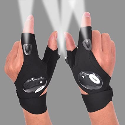 Father's Day 2022 Quirky Gifts: Finger Gloves with Flashlights