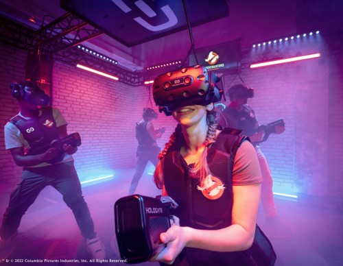 Ghostbusters VR academy on-site 