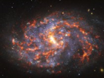 ALMA Snaps Photo of a Spiral Galaxy Located 86,000 Light-Years Away
