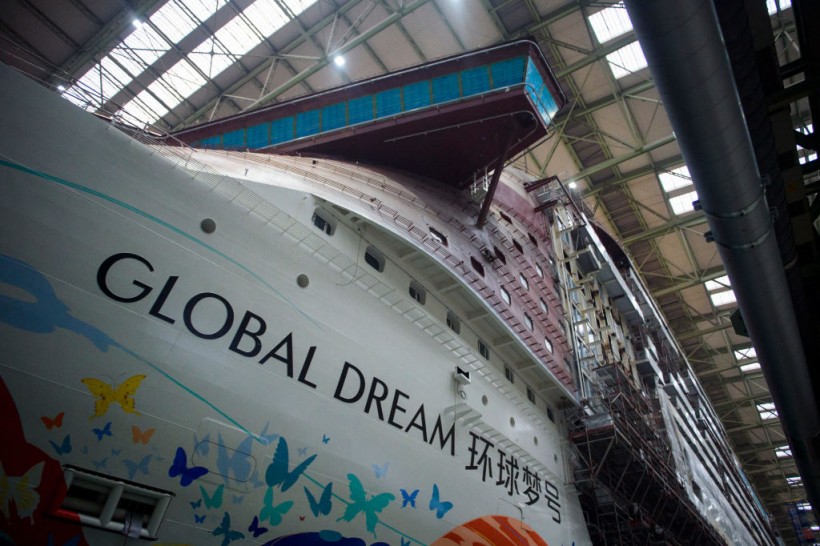Global Dream II, a 9,000-Passenger Cruise Ship, is Heading to a Scrapyard for Its Maiden Voyage