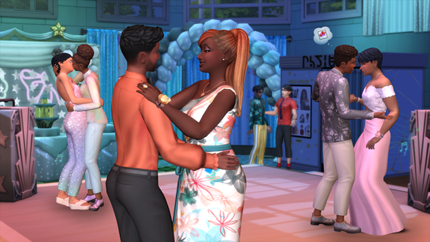 Sims 4 High School Years expansion pack Prom