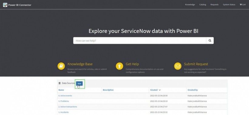 Power BI Connector for ServiceNow
