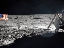 Apollo 11 panorama photo