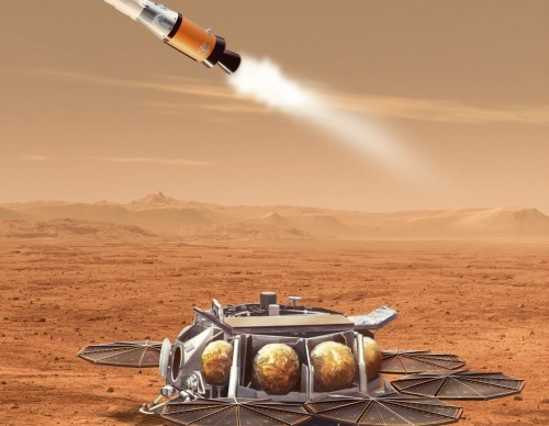 NASA Mars sample return vehicles