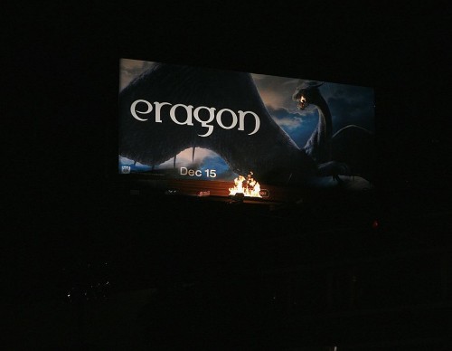 Eragon fire-breathing billboard