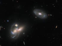 Hubble Space Telescope Snaps Photo of Several Galaxies in the Constellation Hercules