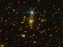 Earendel lensed and magnified JWST picture