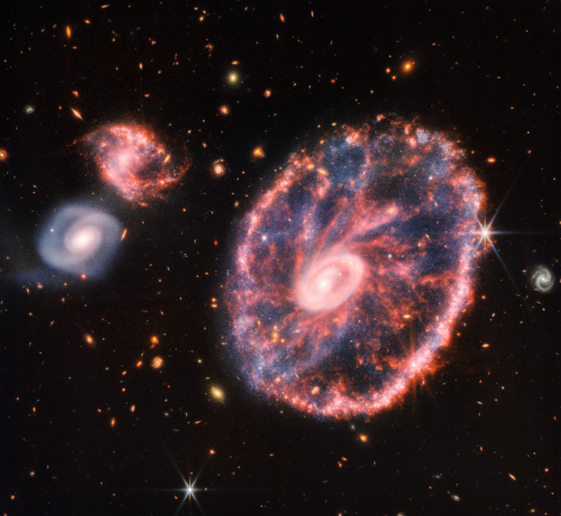 #SpaceSnap James Webb Space Telescope Photo of the Cartwheel Galaxy: What Did It Reveal?