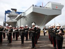 UK's Largest Aircraft Carrier Broke Down after Setting Sail for US