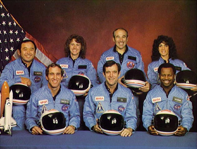 Challenger astronauts group picture