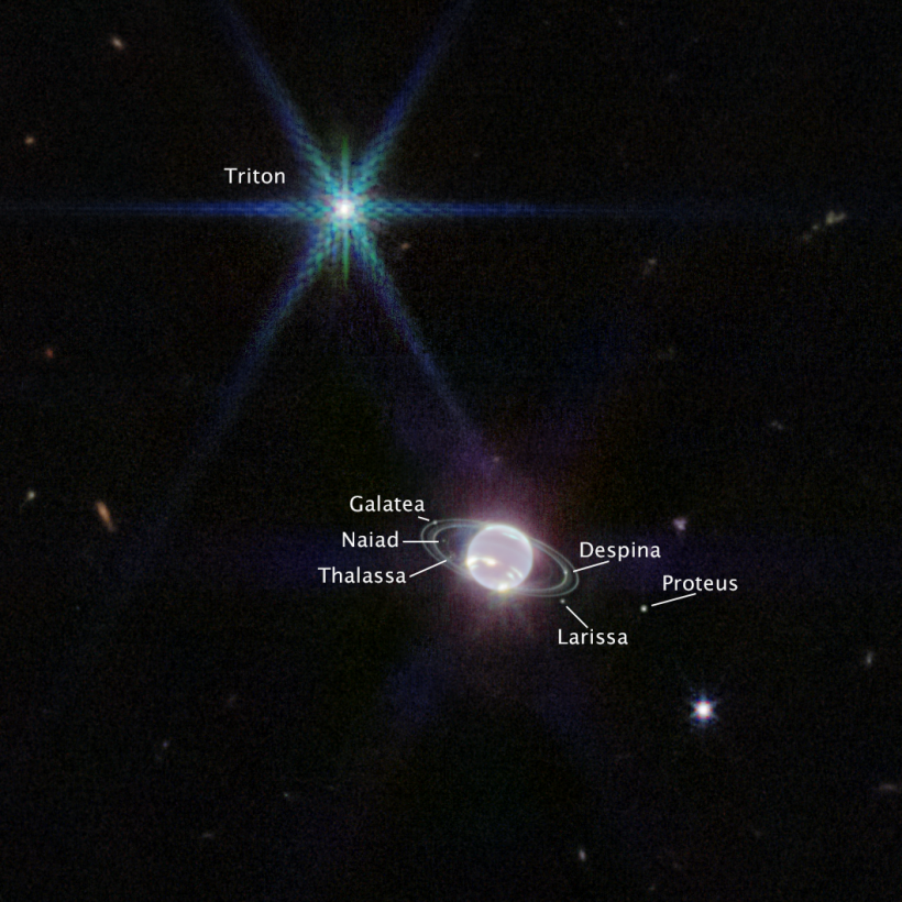 Neptune picture James Webb Space Telescope