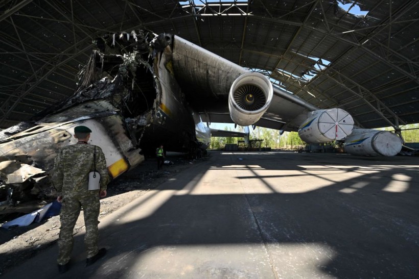  Antonov An-225 Mriya cargo plane remains