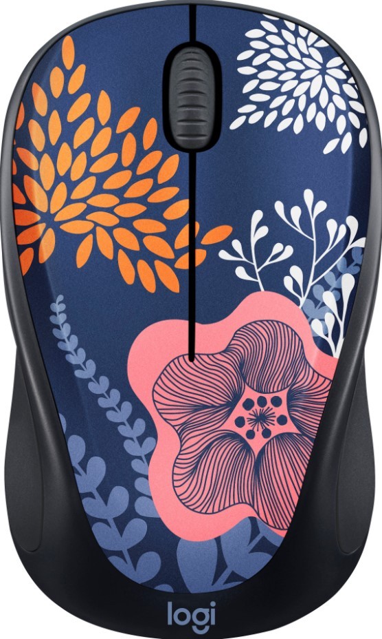Best Buy Black Friday Deals 2022: Logitech Design Collection Limited Edition Wireless 3-Button Ambitextrous Mouse with Colorful Designs