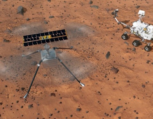 NASA’s Mars Ingenuity Helicopter’s Flight 35 Sets Record High Altitude