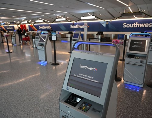 Southwest Airlines check in area