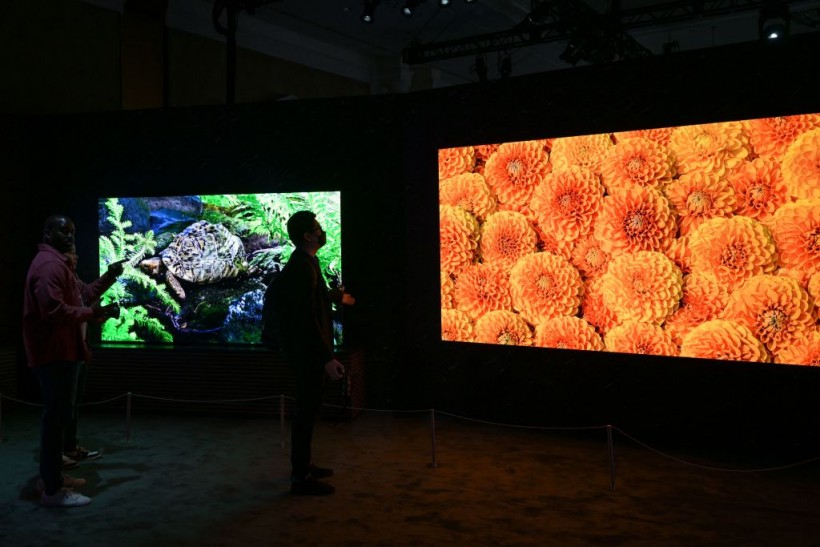 Samsung MicroLED display CES 2023