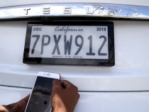 Californa digital license plate