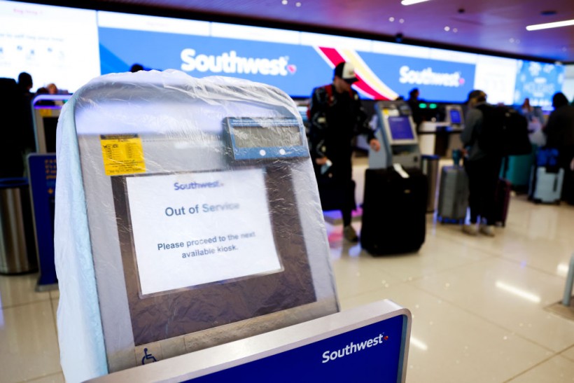 Southwest airlines out of service kiosk