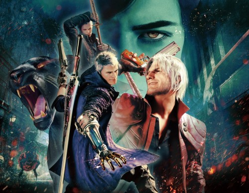 Devil may cry 5 special edition artwork