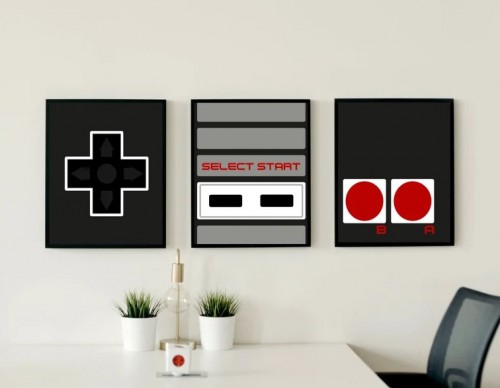 NES Controller Poster Set