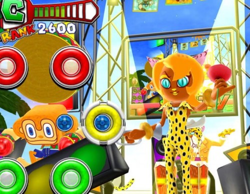 Samba de amigo gameplay screenshot