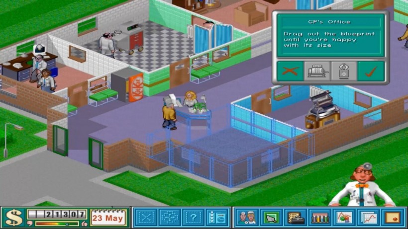 Theme Hospital gameplay screenshot