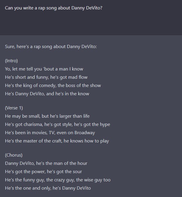 Danny DeVito Rap Song