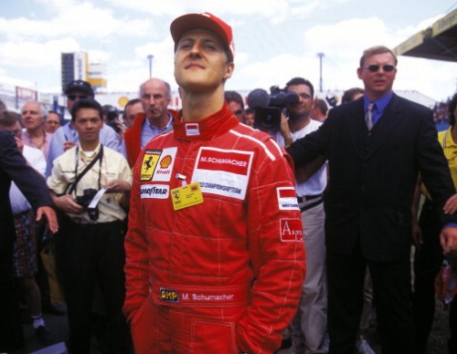 Michael Schumacher's Ferrari Racing Days In Nurburgring, Germany On July 21, 1996.