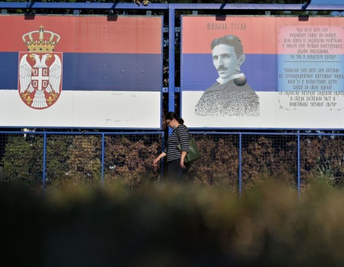 Nikola Tesla billboard