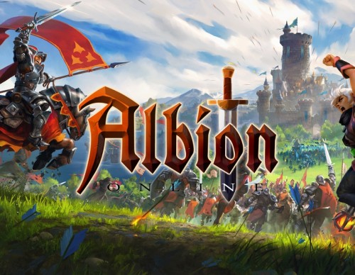 Albion Online Launch art with logo