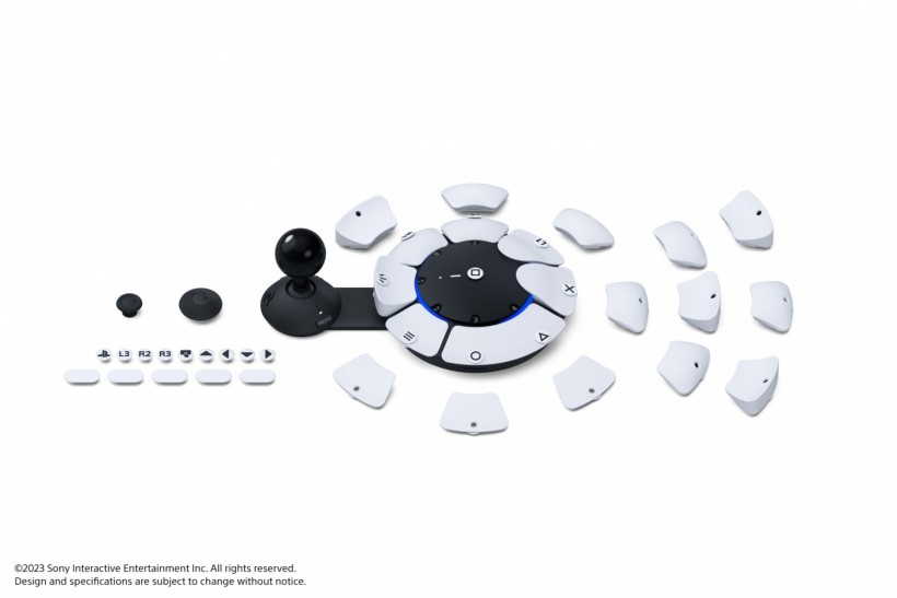 PS5 Access controller swappable buttons and analog sticks