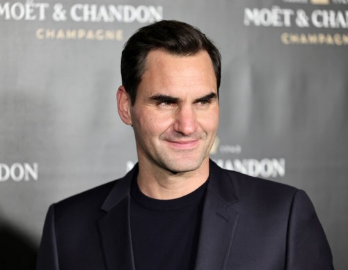 Roger Federer Moet & Chandon Holiday Season Celebration 2022