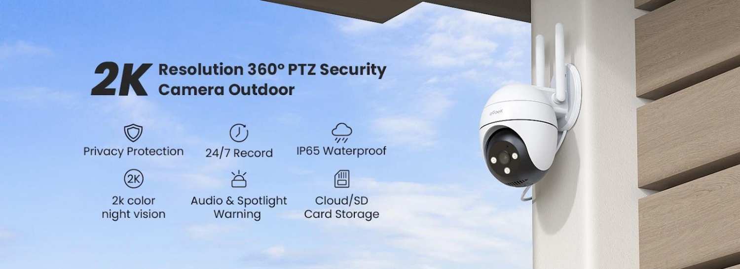 ieGeek 2K Security Camera Outdoor ZS-GQ2