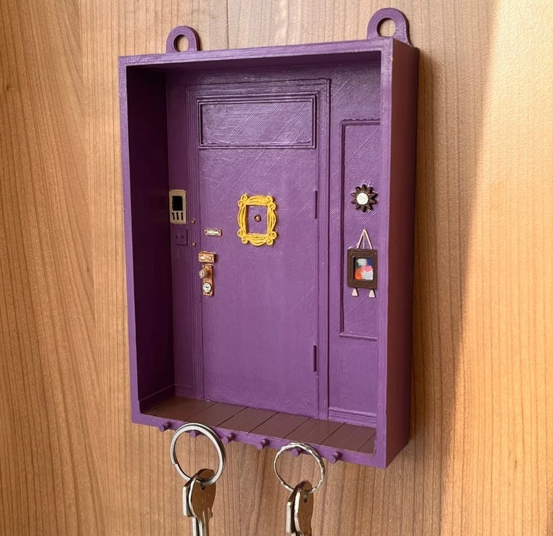 Monica’s Apartment Door as a Key Holder