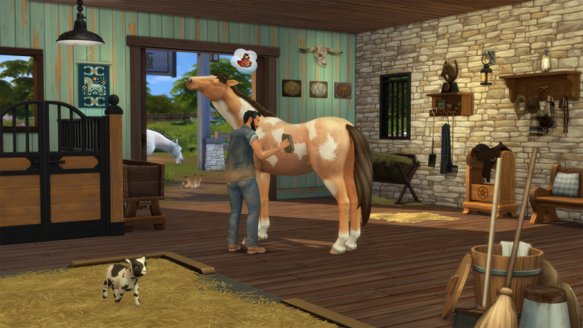 The Sims 4 Horse ranch grooming