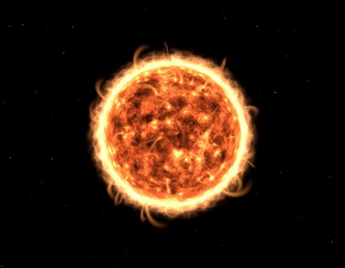 Sun solar activity