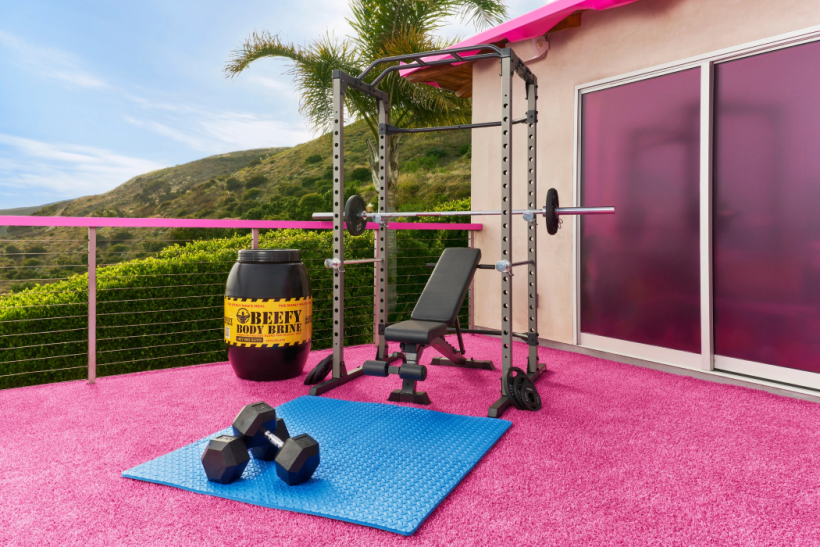 Barbie Malibu dreamhouse mini fitness studio